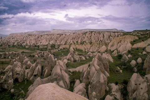 The landscape of Cappadocia Stock Photos