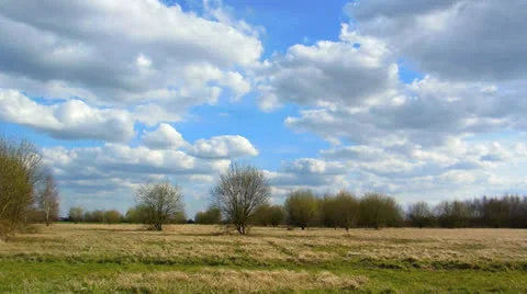 Landscape with changing sunlight Video stock 22778864