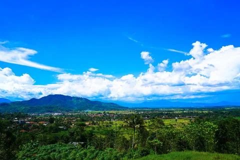 Landscape from Cianjur, west java, Indonesia Stock Photos