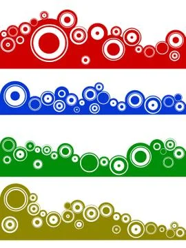 Landscape Circle elements Stock-Illustration