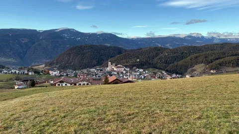 Landscape on the city between mountains Stock Footage 232049647