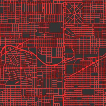 Landscape of the city repeating seamless pattern イラスト素材