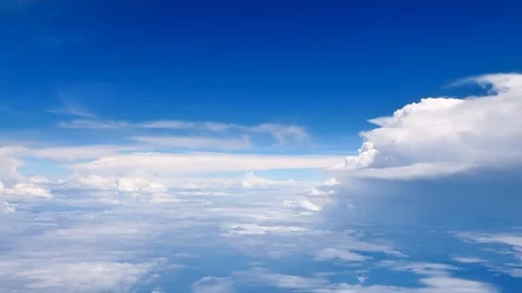 Landscape of the clear sky Stock Footage 96012882