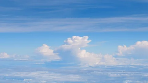 Landscape of the clear sky Stock Footage 96012893