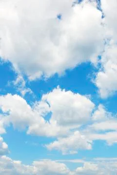 Landscape of the clear sky Stock Photos