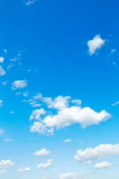 Landscape of the clear sky Stock Photos