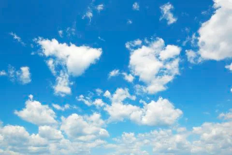 Landscape of the clear sky Stock Photos