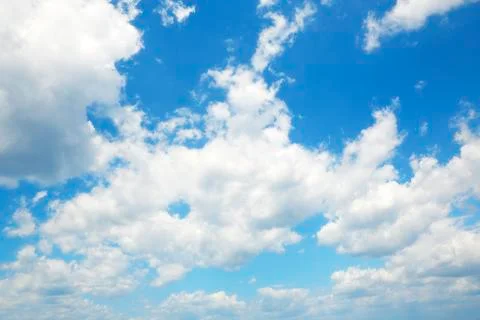 Landscape of the clear sky Stock Photos