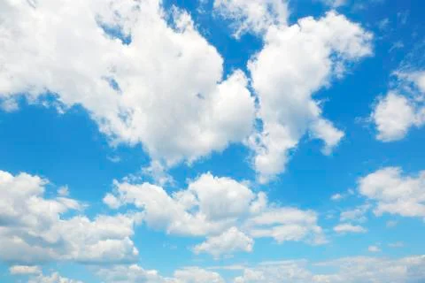 Landscape of the clear sky Stock Photos