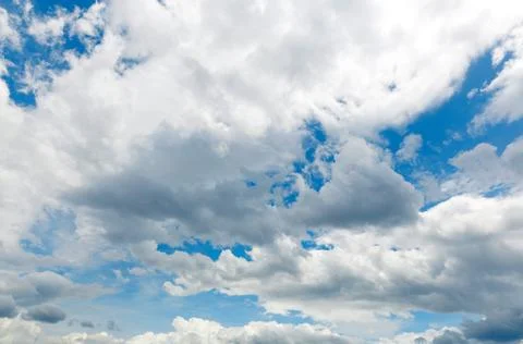 Landscape of the clear sky Stock Photos