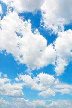 Landscape of the clear sky Stock Photos