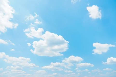 Landscape of the clear sky Stock Photos
