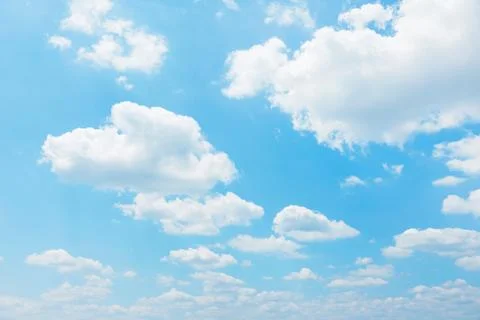 Landscape of the clear sky Stock Photos
