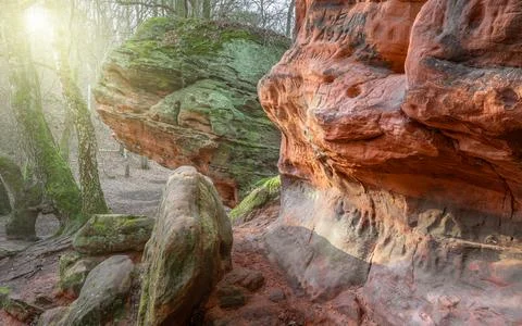 Landscape close to Mechernich, Eifel, North Rhine Westphalia, Germany Foto stock