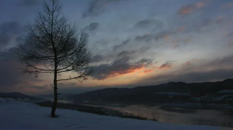 The Landscape with cloud. 2  Stock Footage 610742