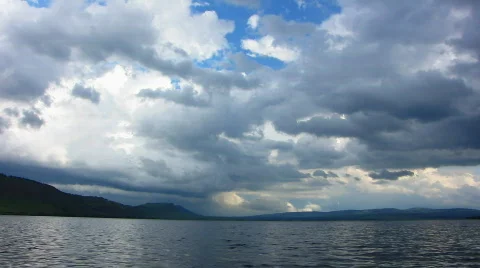 Landscape with cloud. Video stock 800592