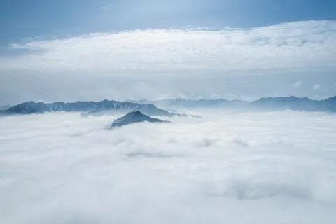 Landscape with cloud Stock Photos