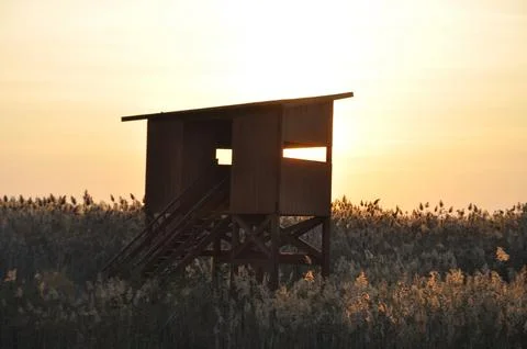 Landscape of cloud sky with sunset Foto stock
