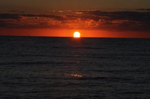 Landscape of cloud sky with sunset 스톡 사진