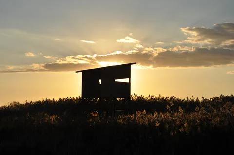 Landscape of cloud sky with sunset Stock-Fotos