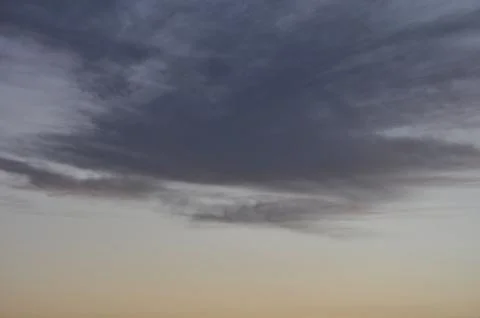 Landscape of cloud sky with sunset Stock Photos