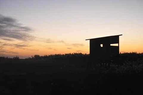 Landscape of cloud sky with sunset Stock Photos