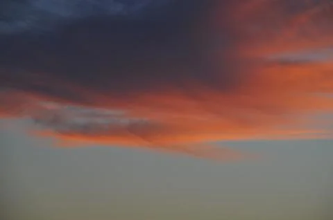 Landscape of cloud sky with sunset Photos