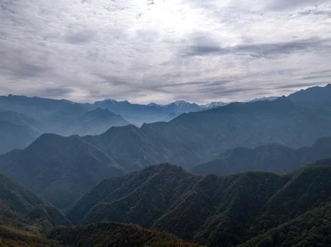 Landscape with clouds Stock Photos