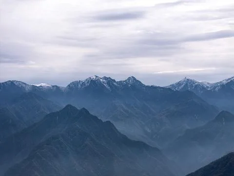 Landscape with clouds Stock Photos