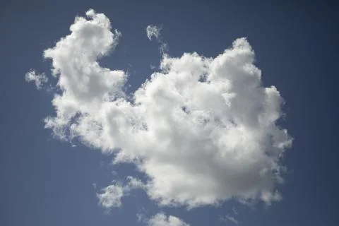 Landscape with clouds. Summer clouds. Natural view. Stock Photos