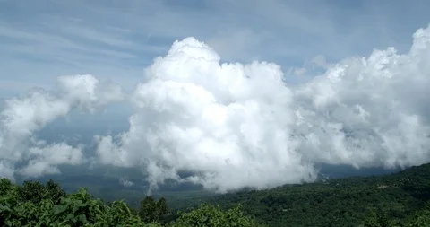 Landscape Clouds Timelapse Stock Footage 94359297