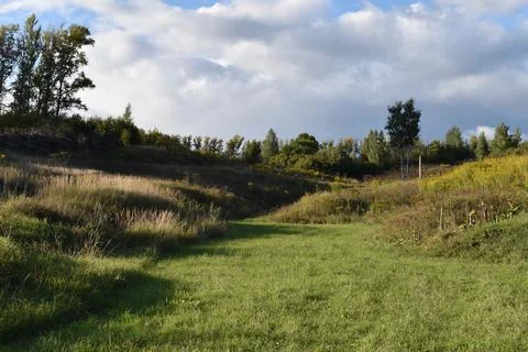 Landscape on Cloudy Day Foto stock