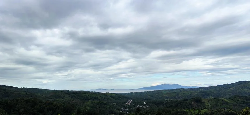 Landscape cloudy Stock Photos