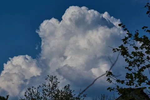 Landscape. Cloudy sky. Stock Photos