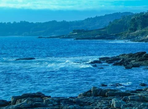 Landscape coastal view Stock Photos