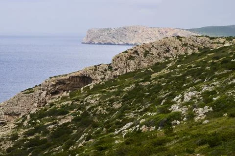 Landscape with coastline with cliffs Foto stock