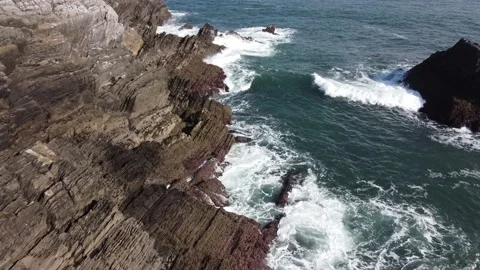 Landscape of the coastline Vidéo 150592569