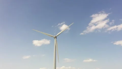 Landscape Cyprus Wind Generators 2 動画素材 244665498