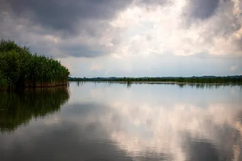 Landscape in Danube Delta 写真素材