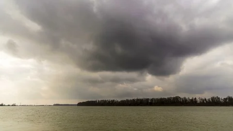 Landscape of Danube Delta in Romania 스톡 동영상 86293873