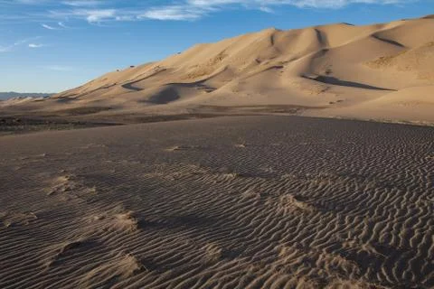 The landscape of the desert Stock Photos