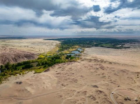 Landscape in the desert Stock Photos