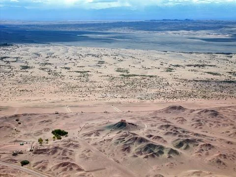 Landscape in the desert Stock Photos