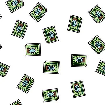 Landscape design plan vector seamless pattern Stock Illustration