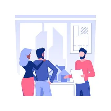 Landscape design project isolated concept vector illustration. Ilustración de archivo