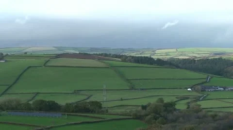 Landscape of Devon Stock Footage 12735463