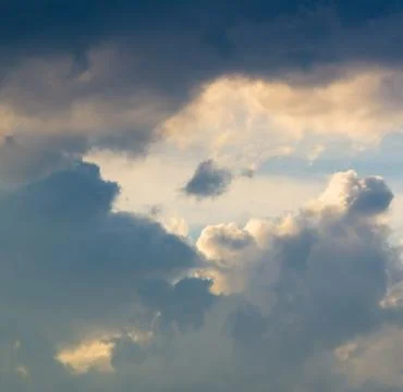 Landscape with dramatic light Stock Photos