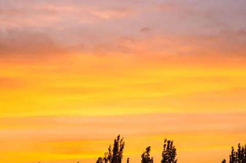 Landscape with dramatic light Stock Photos