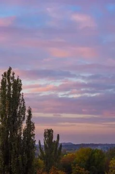 Landscape with dramatic light Stock Photos