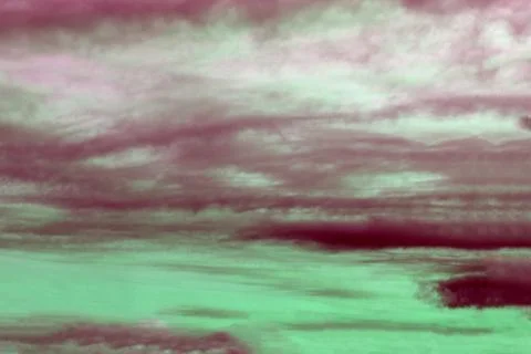 Landscape dramatic sunset over valley with clear twilight sky. Natural season Stock Photos